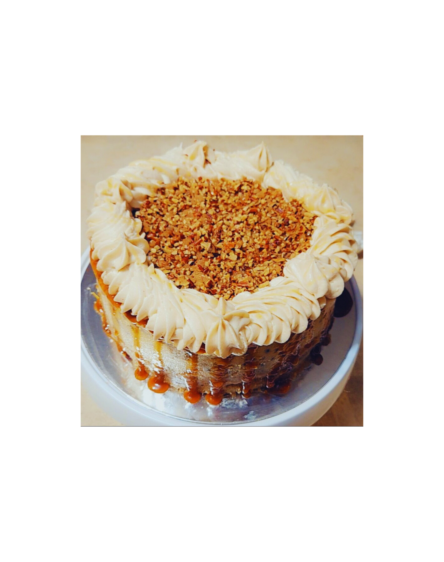 "Sandie Dandie Butter Pecan Cheesecake